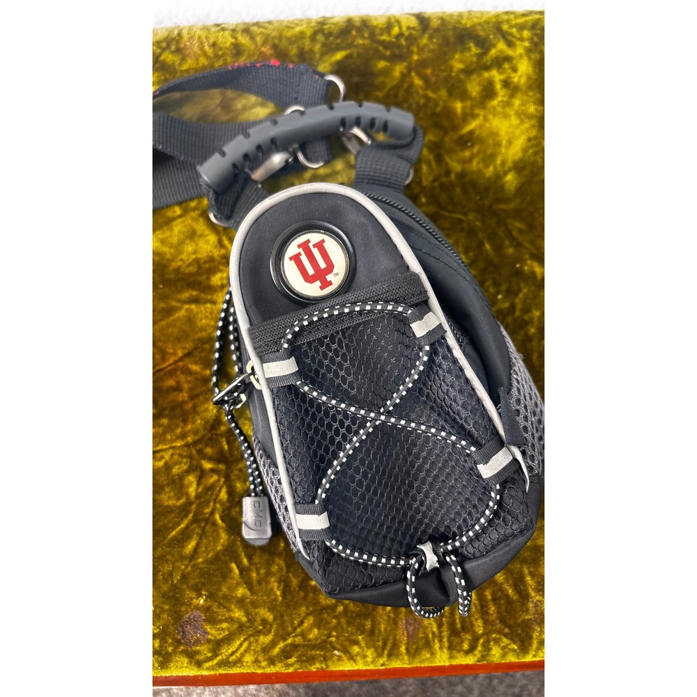 Indiana University Hoosiers Mini Backpack Sling Bag Black IU Logo Crossbody